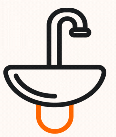 Plumbing icon animated
